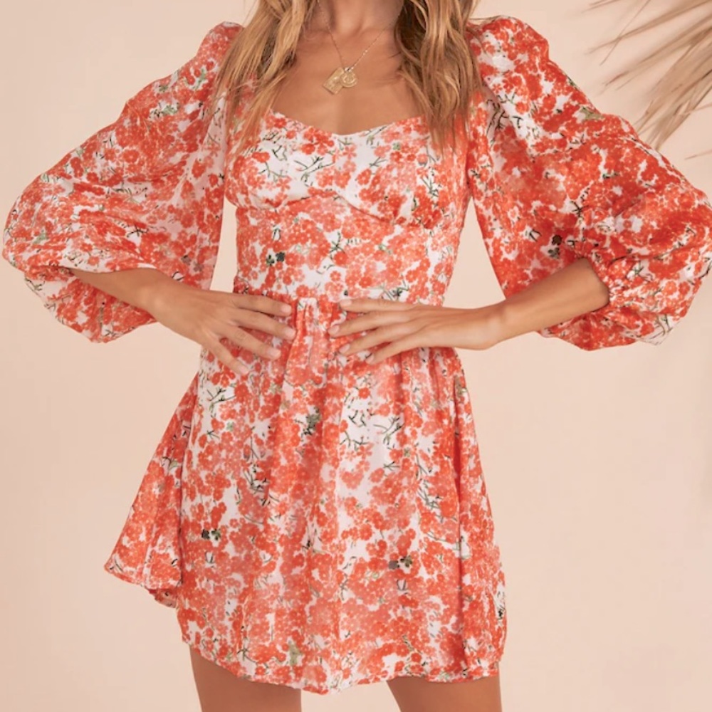 FortunateOne Floral Mini Dress